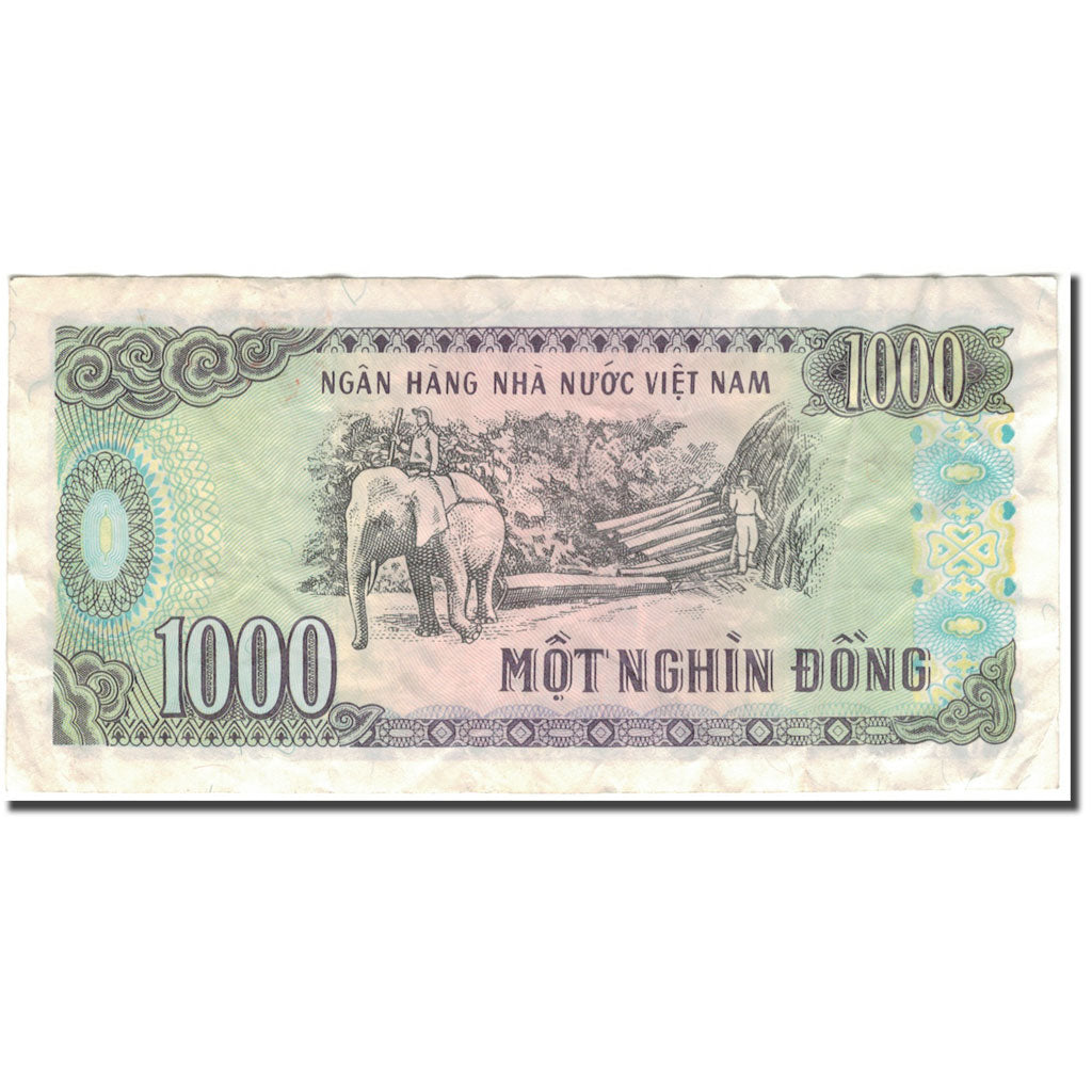 Billet, Viet Nam, 1000 D<ox>ng, KM:106a, TB+