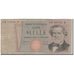 Geldschein, Italien, 1000 Lire, KM:101c, SGE+