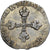Francia, Henri III, 1/4 Ecu croix de face, 1578, Rennes, Plata, BC+, Gadoury:494