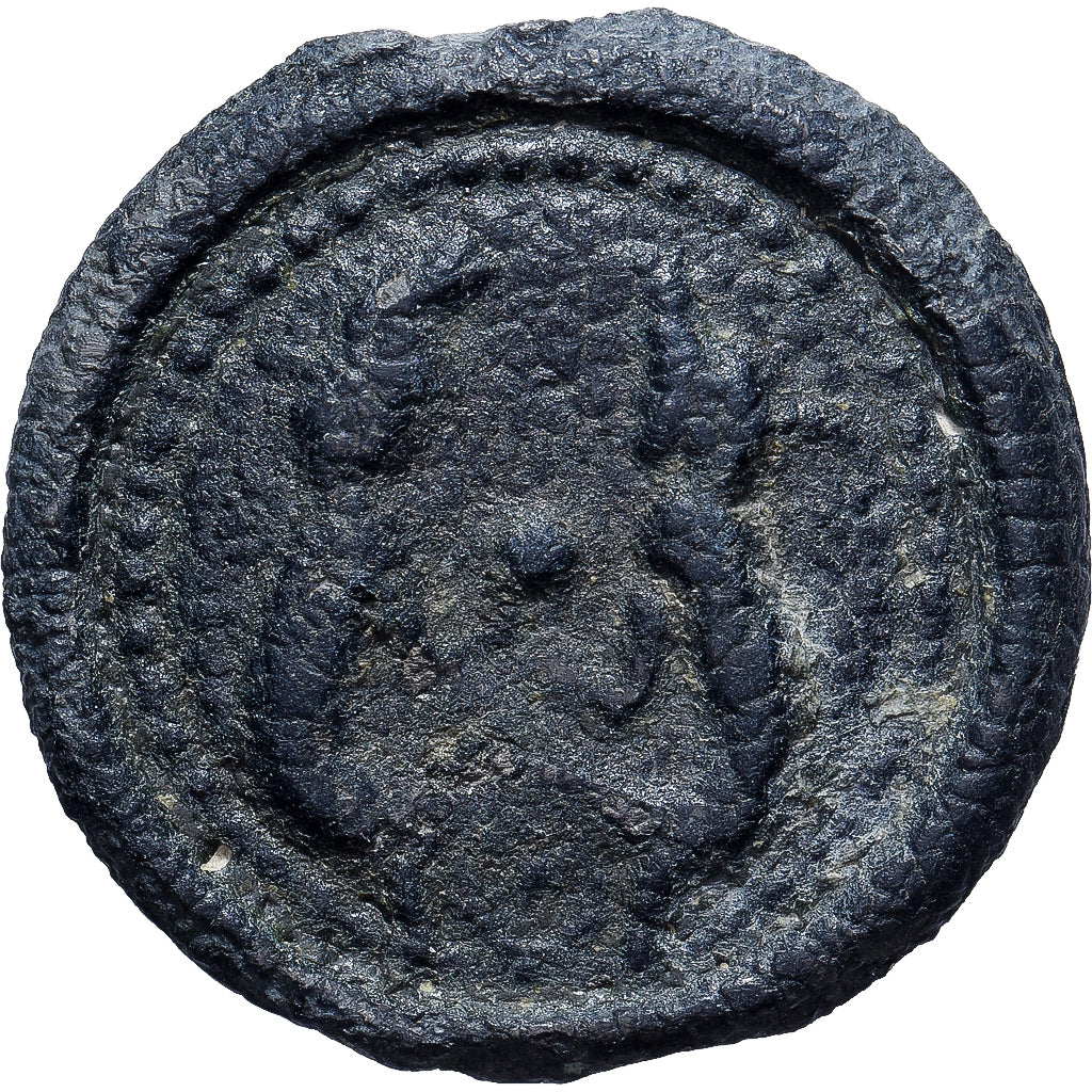 Suessiones, Bronze aux animaux affrontés, c. 60-50 BC, Classe II, Potin
