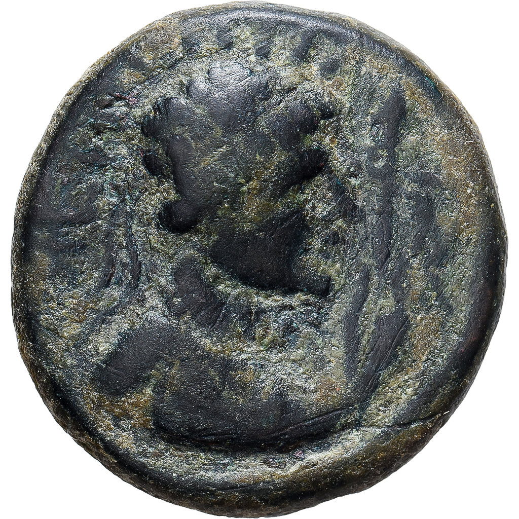 Kushan Empire, Vima Takto, Tetradrachm, 55-105, Bronze, VF(20-25)