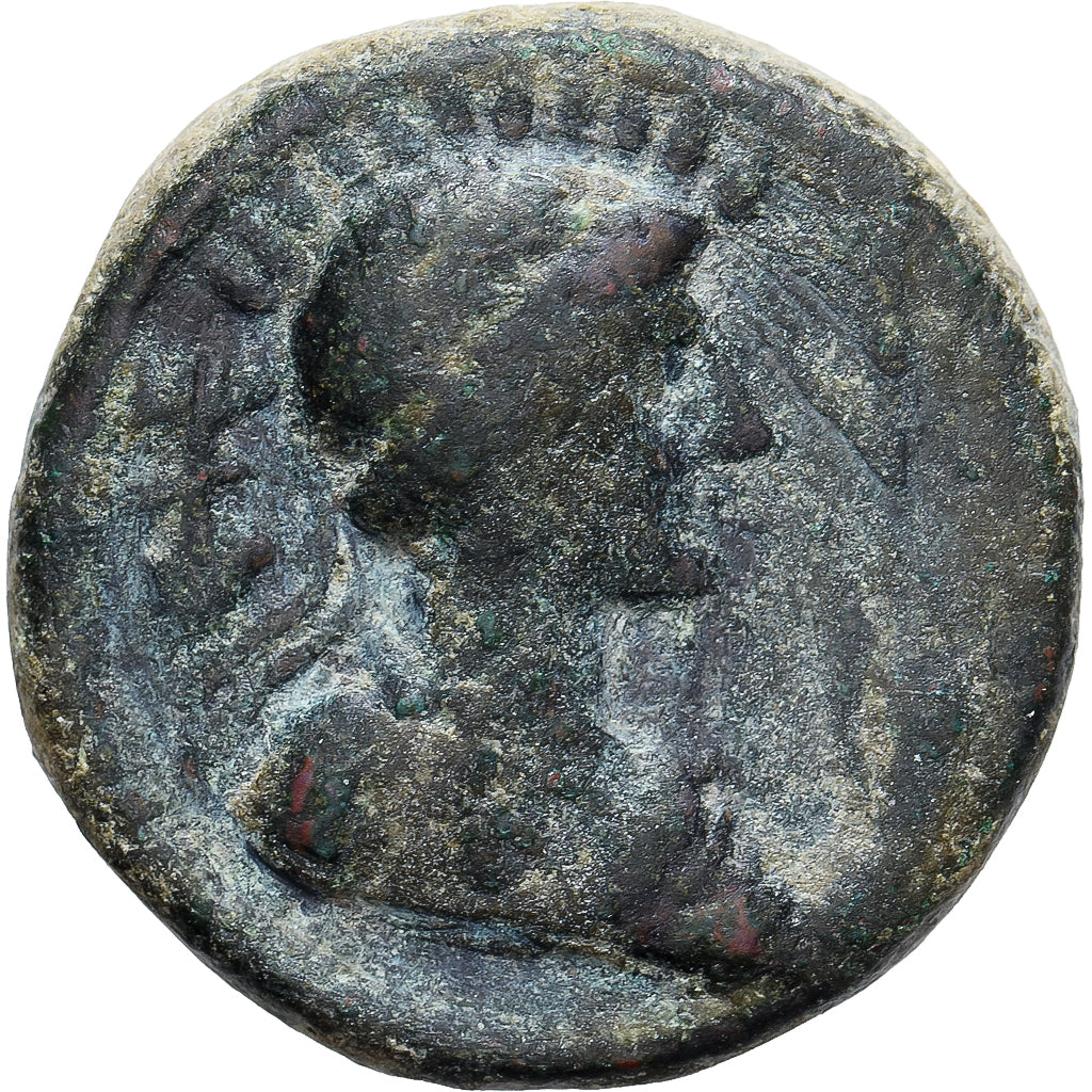 Kushan Empire, Vima Takto, Tetradrachm, 55-105, Bronze, VF(30-35)