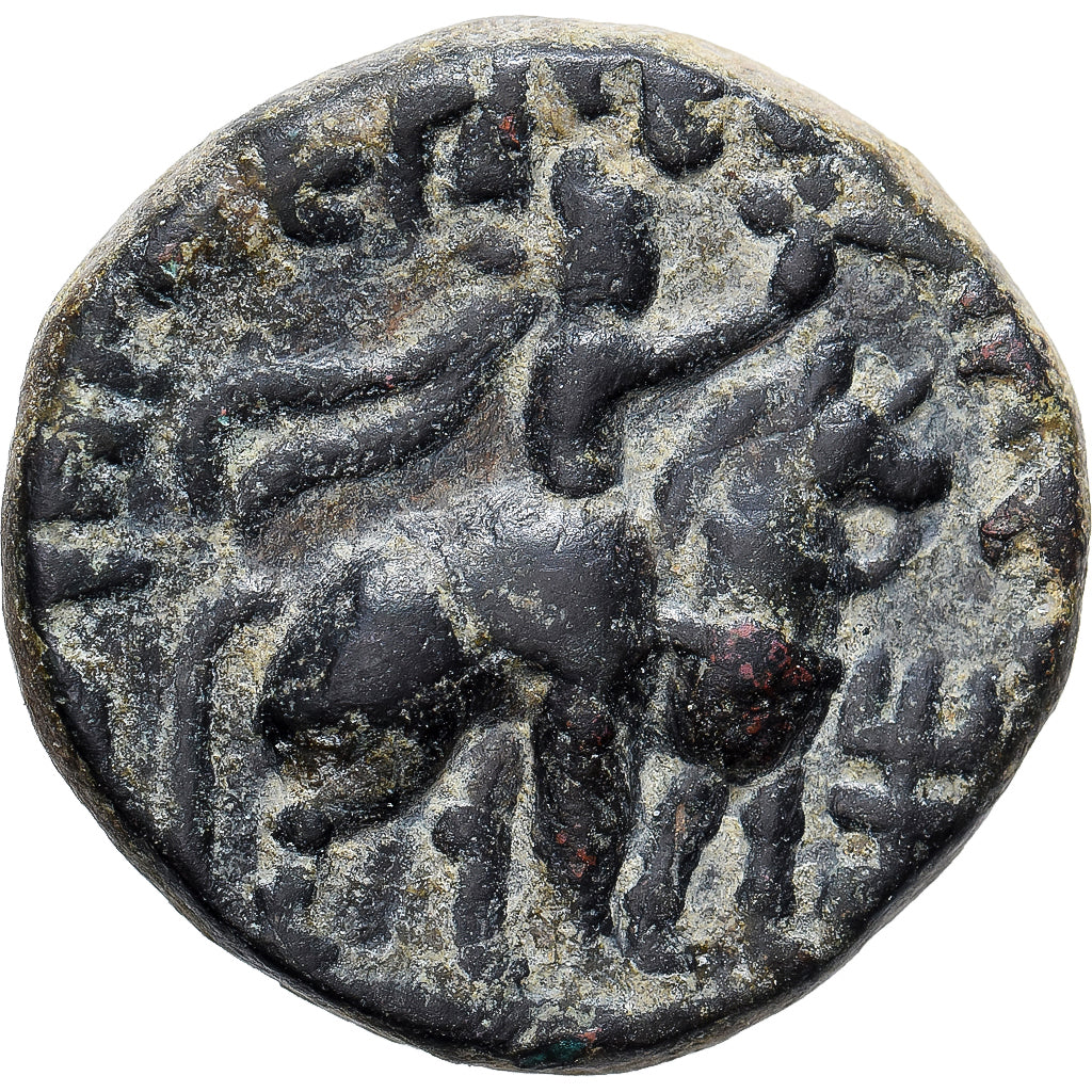 Kushan Empire, Vima Takto, Tetradrachm, 55-105, Bronze, SS+