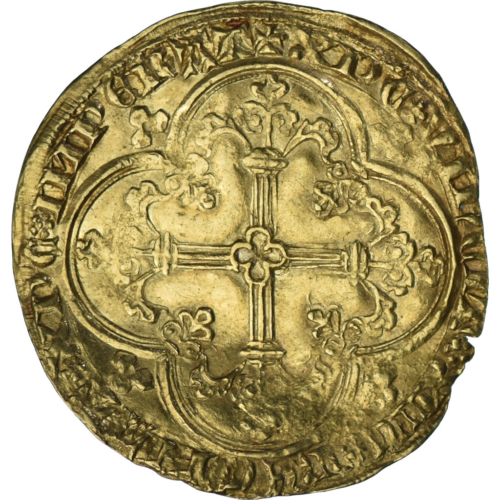 Francia, Jean II le Bon, Franc à cheval, 1360-1364, Oro, MBC+, Duplessy:294