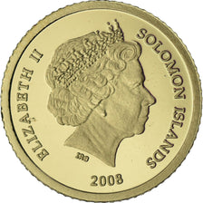 Solomon Islands, Elizabeth II, 5 Dollars, Daedalus, 2008, Gold, MS(65-70)
