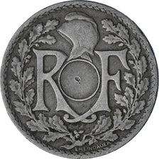 France, 10 Centimes, Lindauer, 1923, Poissy, Non trouée, Copper-nickel