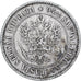 Finlandia, Alexander III, Markka, 1890, Helsinki, Argento, BB+, KM:3.2