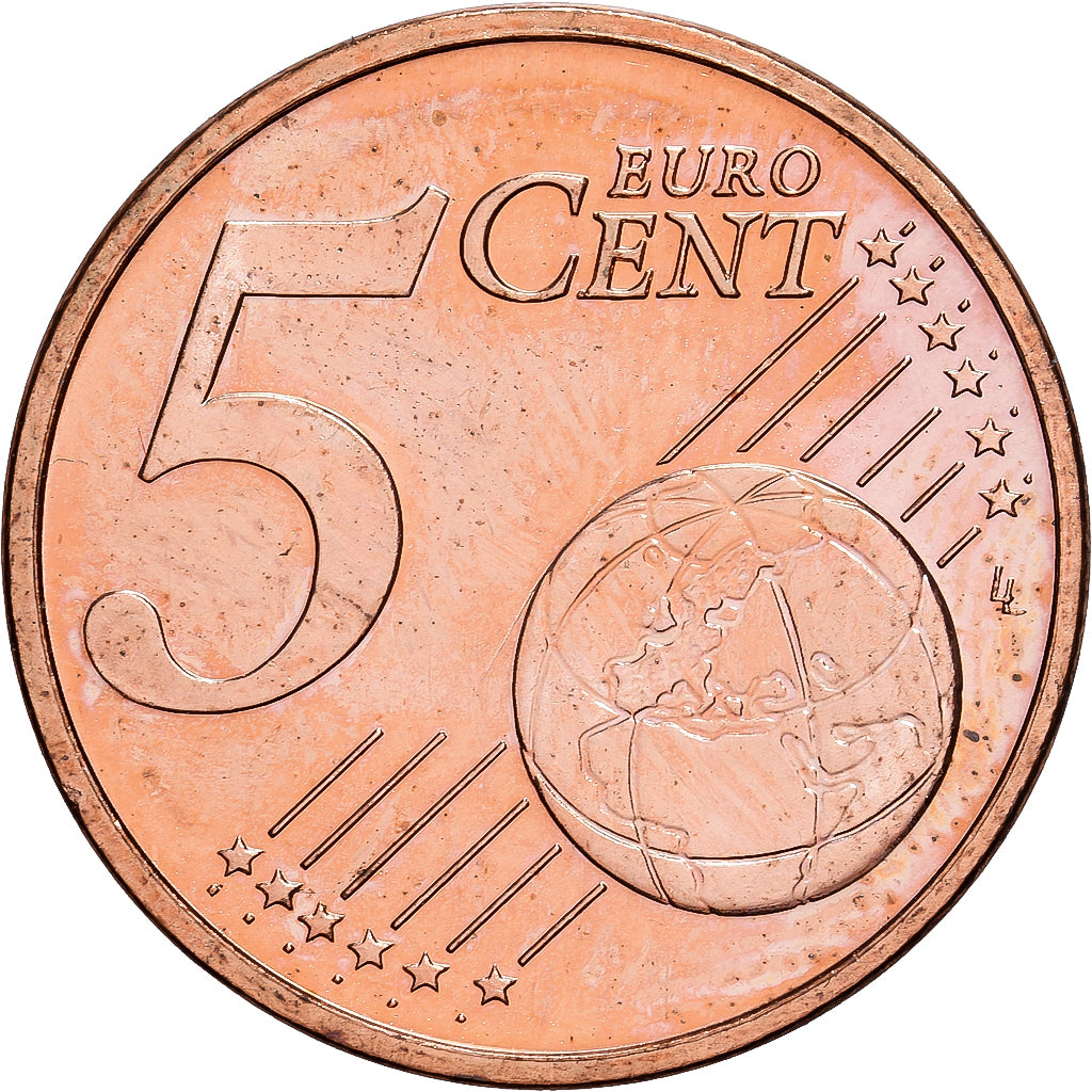 Lettonia, 5 Euro Cent, 2014, BU, SPL+, Acciaio placcato rame, KM:152