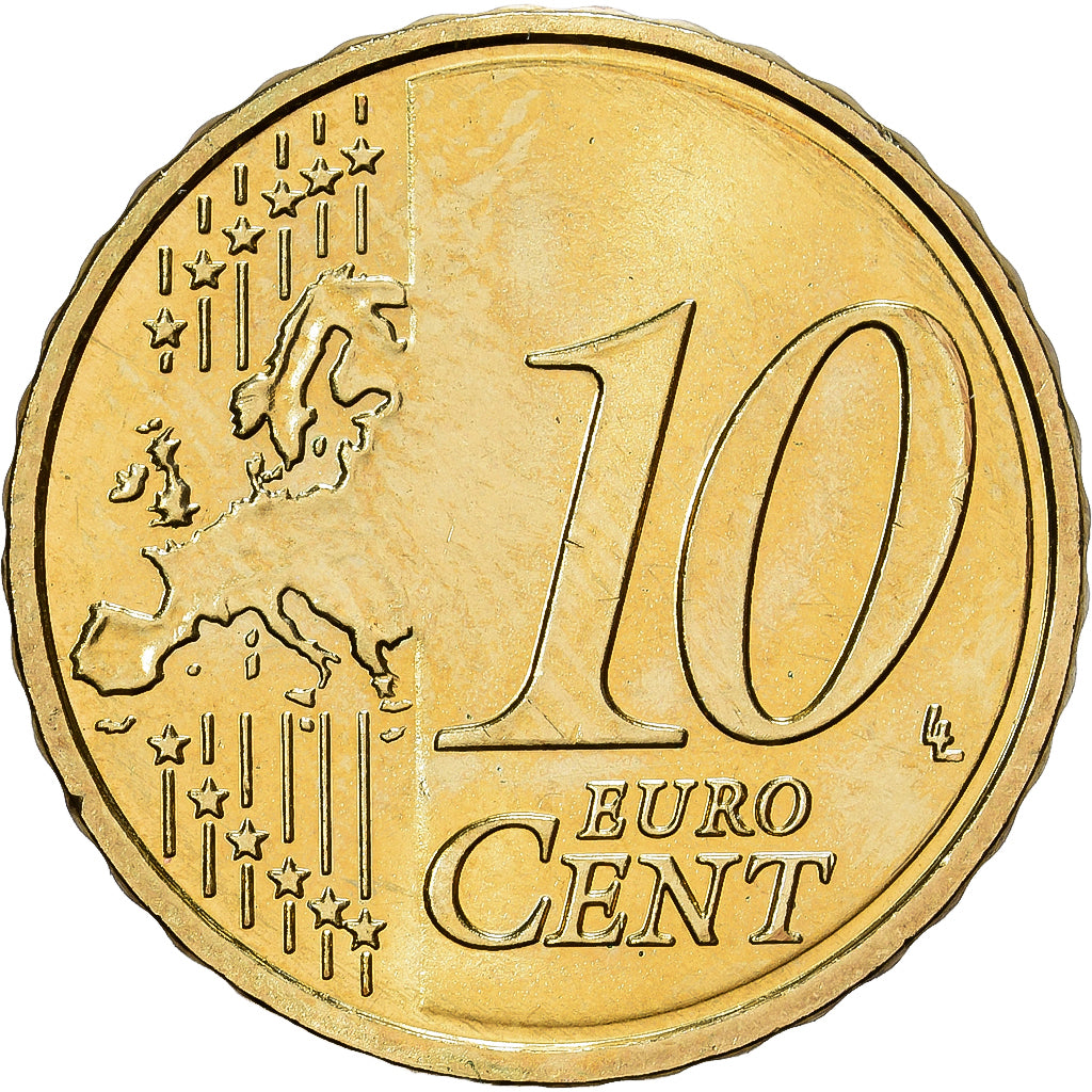 Lettonia, 10 Euro Cent, 2014, BU, SPL+, Nordic gold, KM:153