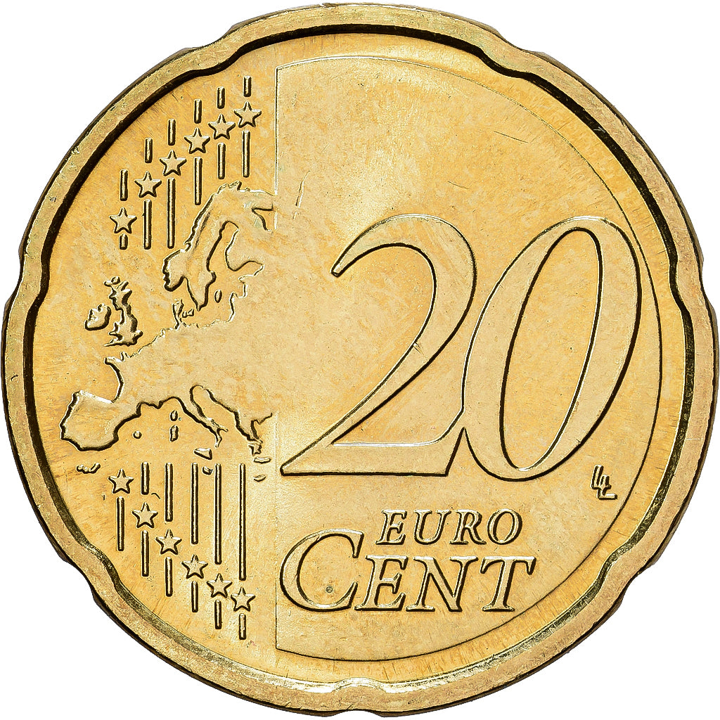 Lettonia, 20 Euro Cent, 2014, BU, SPL+, Nordic gold, KM:154