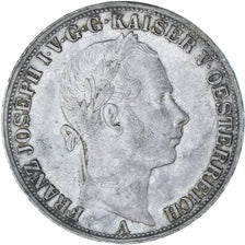 Austria, Franz Joseph I, 1 Thaler, 1857, Vienna, Argento, SPL, KM:2244