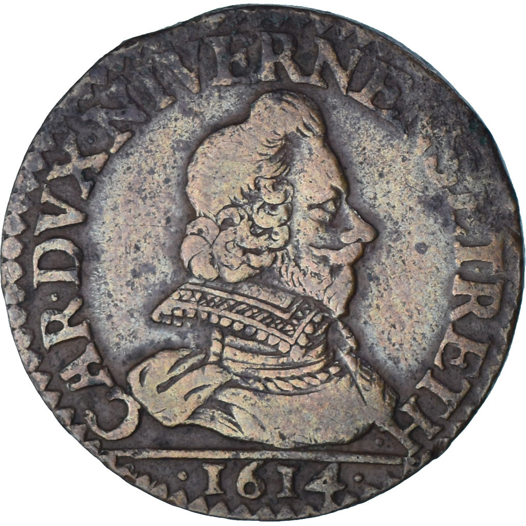Principality of Arches-Charleville, Charles de Gonzague, Liard, 1614
