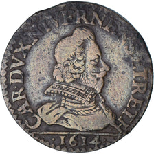 Principality of Arches-Charleville, Charles de Gonzague, Liard, 1614