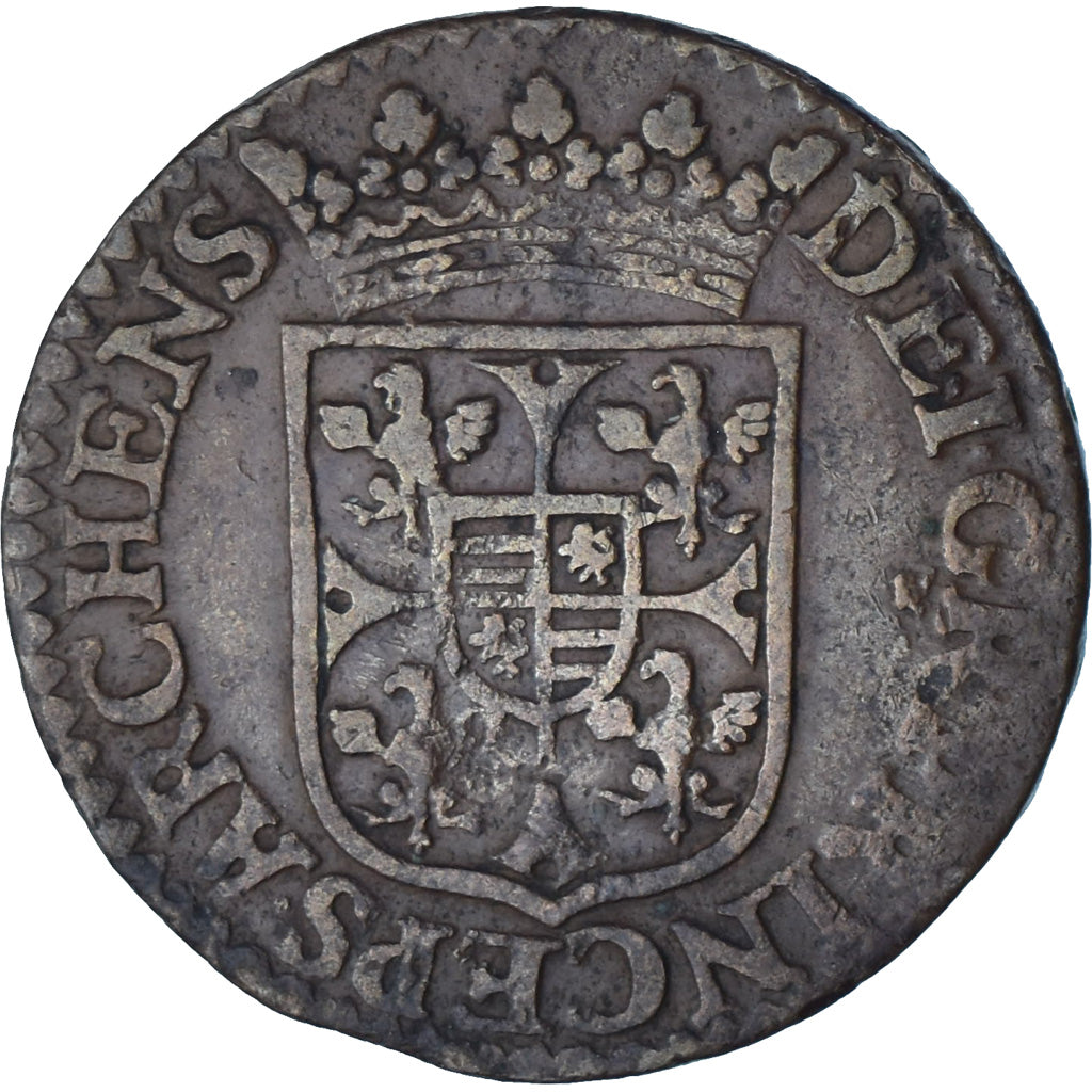 Principality of Arches-Charleville, Charles de Gonzague, Liard, 1614