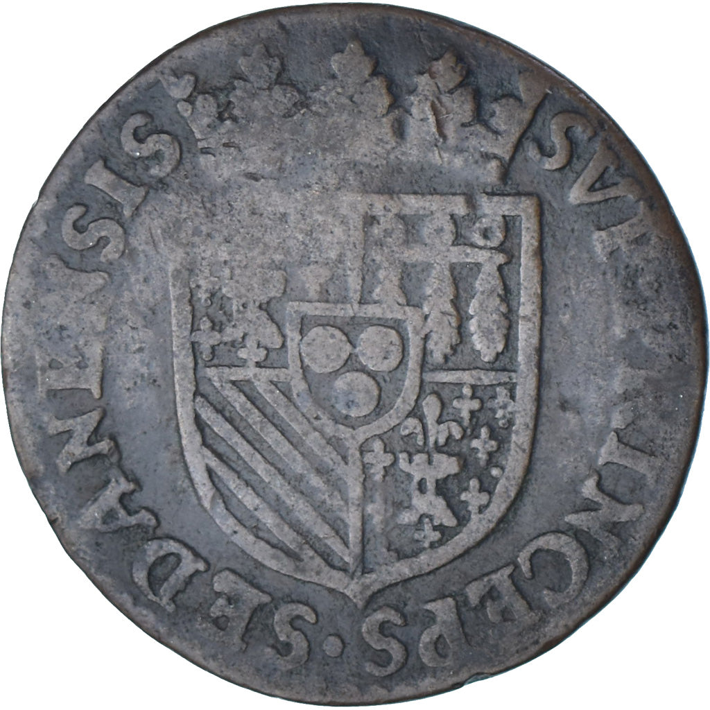 Principato di Sedan, Henri de la Tour d'Auvergne, Liard, 1614, Sedan, Rame, MB