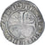 Francja, Charles VI, Blanc Guénar, 1380-1422, Cremieu, Bilon, VF(30-35)