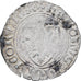 France, Charles VI, Blanc Guénar, 1380-1422, Romans, Billon, VF(30-35)