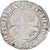 France, Charles VI, Blanc Guénar, 1380-1422, Romans, Billon, VF(30-35)