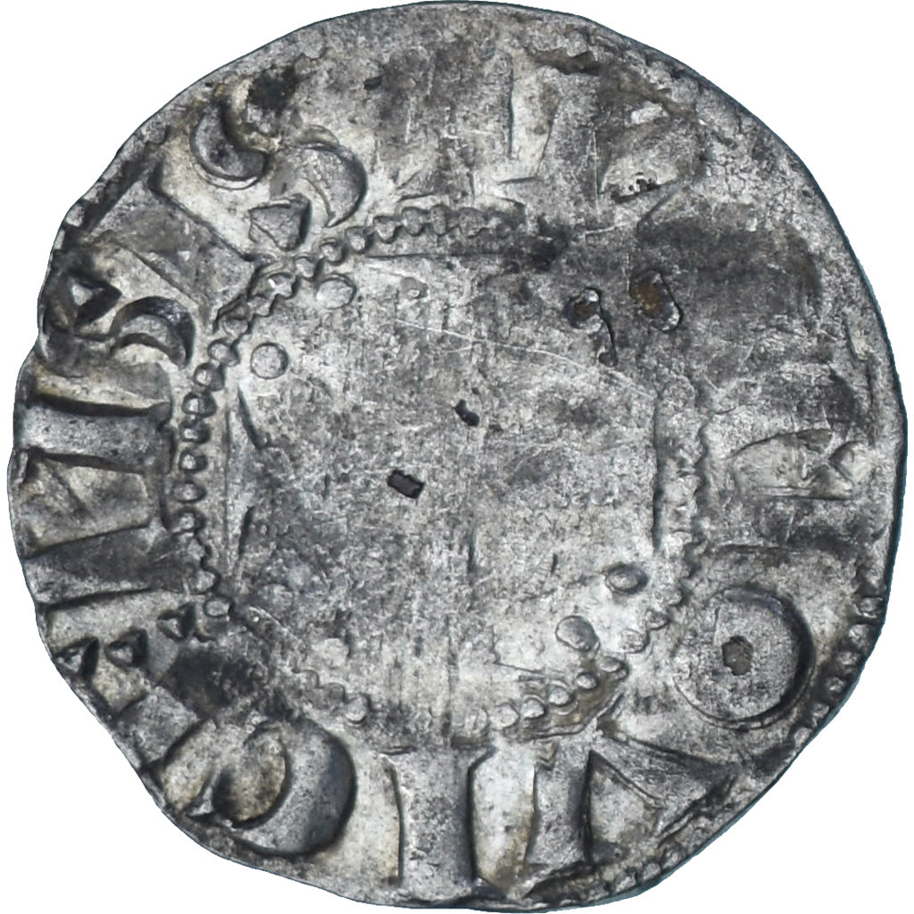 France, Abbaye de Saint-Martial, Denier, ca. 1100-1160, Limoges, Billon