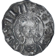 France, Abbaye de Saint-Martial, Denier, ca. 1100-1160, Limoges, Billon, TTB