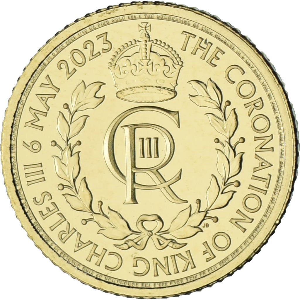 Great Britain, 10 Pounds, 1/10 Oz, Coronation of King Charles III, 2023, Royal