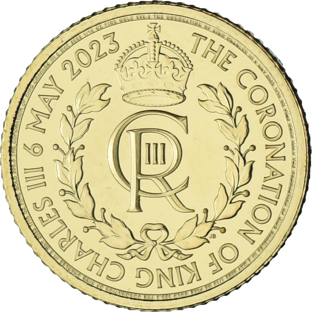 Großbritannien, 10 Pounds, 1/10 Oz, Coronation of King Charles III, 2023, Royal