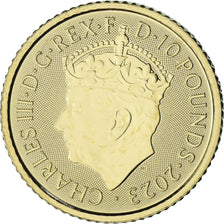 Great Britain, 10 Pounds, 1/10 Oz, Coronation of King Charles III, 2023, Royal