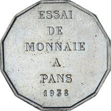 Francia, Essai de monnaie à 12 pans, 1938, Paris, Piéfort, Nichel-bronzo, SPL+