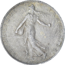 France, 2 Francs, Semeuse, 1920, Paris, Silver, MS(60-62), Gadoury:532, KM:845.1