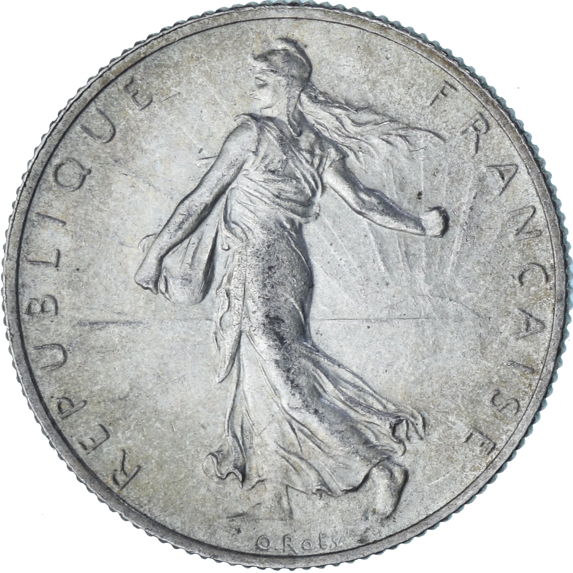 Frankreich, 2 Francs, Semeuse, 1920, Paris, Silber, VZ+, Gadoury:532, KM:845.1