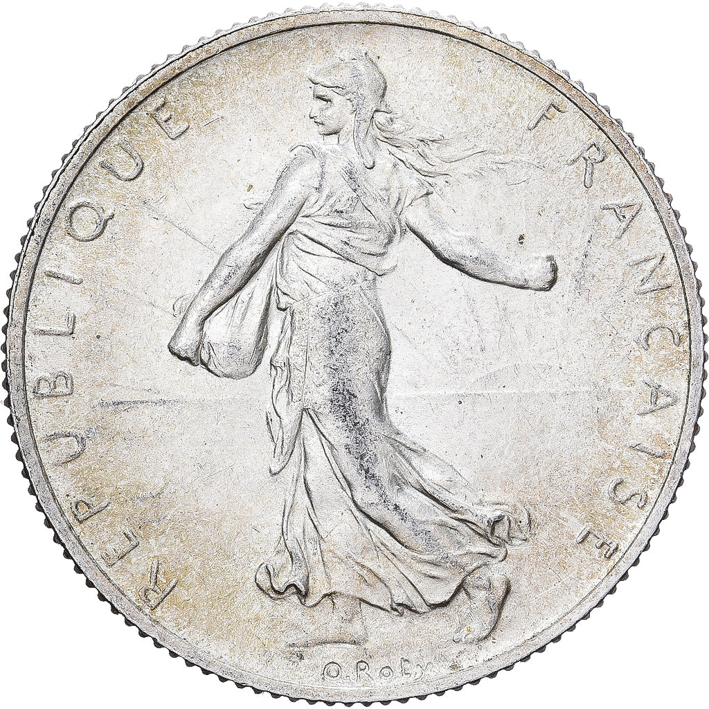 Francia, 2 Francs, Semeuse, 1920, Paris, Argento, SPL, Gadoury:532, KM:845.1