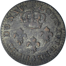 Guyana, Louis XVI, 2 Sous, Colonie de Cayenne, 1789, Paris, Rame, MB