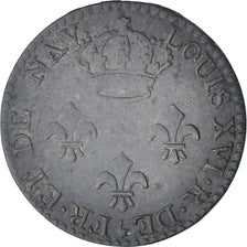 Guyana, Louis XVI, 2 Sous, Colonie de Cayenne, 1789, Paris, Copper, VF(30-35)
