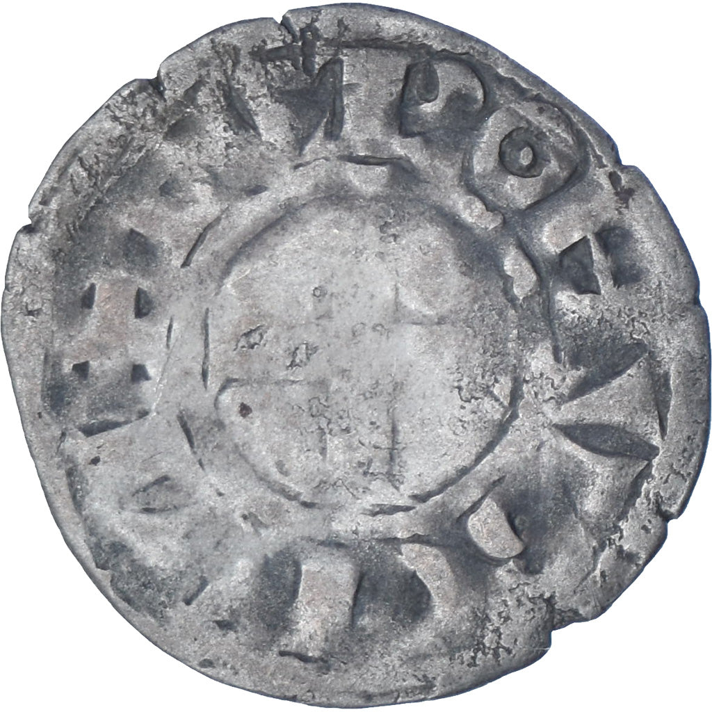France, Touraine, Denier, ca. 1150-1200, Saint-Martin de Tours, Billon