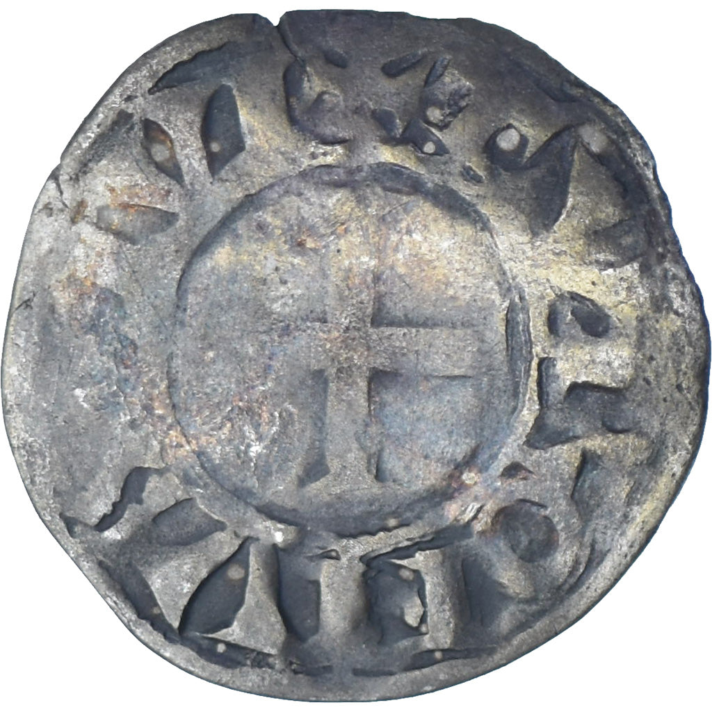 France, Touraine, Denier, ca. 1150-1200, Saint-Martin de Tours, Billon