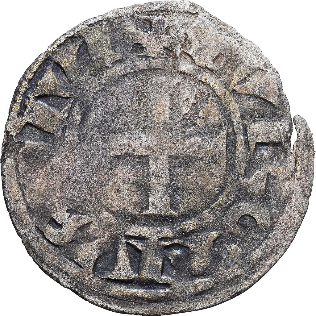Frankreich, Touraine, Denier, ca. 1150-1200, Saint-Martin de Tours, Billon, S+