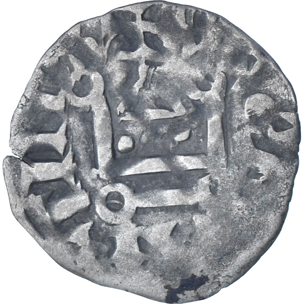 Francia, Touraine, Denier, ca. 1150-1200, Saint-Martin de Tours, Biglione, MB+
