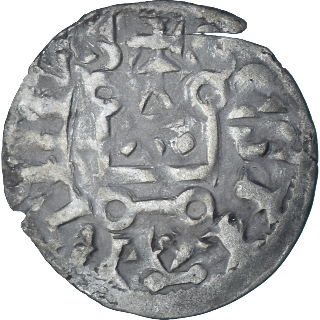 France, Touraine, Denier, ca. 1150-1200, Saint-Martin de Tours, Billon, TTB