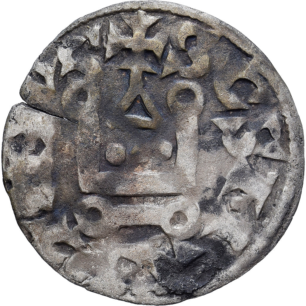 France, Touraine, Denier, ca. 1150-1200, Saint-Martin de Tours, Billon
