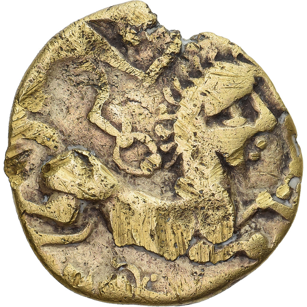 Aulerci Diablintes, 1/4 de statère à la situle, 1st century BC, Electrum