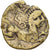 Aulerci Diablintes, 1/4 de statère à la situle, 1st century BC, Electrum