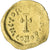 Maurice Tiberius, Tremissis, 582-602, Constantinople, Dourado, AU(50-53)