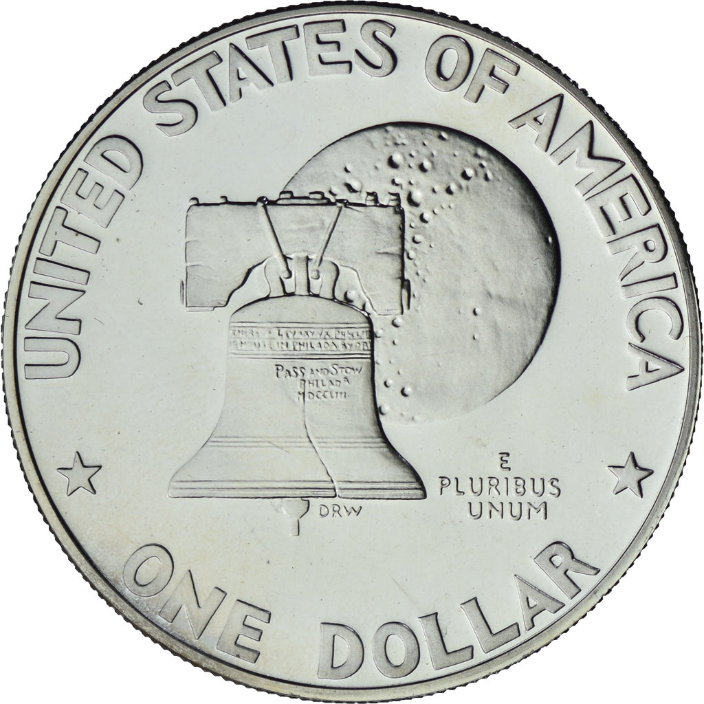 United States, Dollar, Eisenhower, 1976, San Francisco, Silver, MS(65-70)