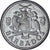 Barbados, 10 Dollars, Neptune, 1975, Proof, Srebro, MS(65-70), KM:17a