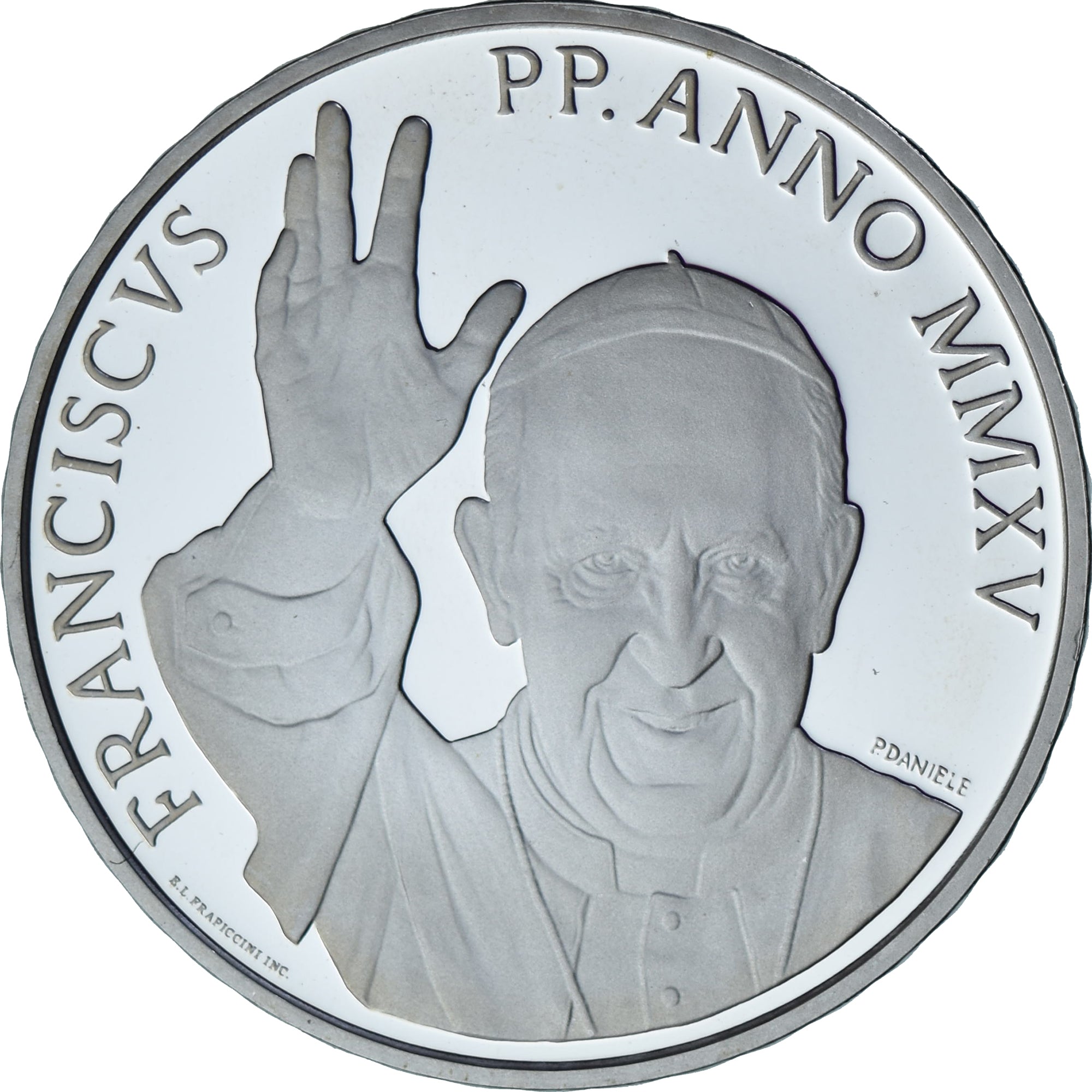 Vatican, Pape François, 20 Euro, 2015 - Anno MMXV, Rome, Proof, FDC, Argent