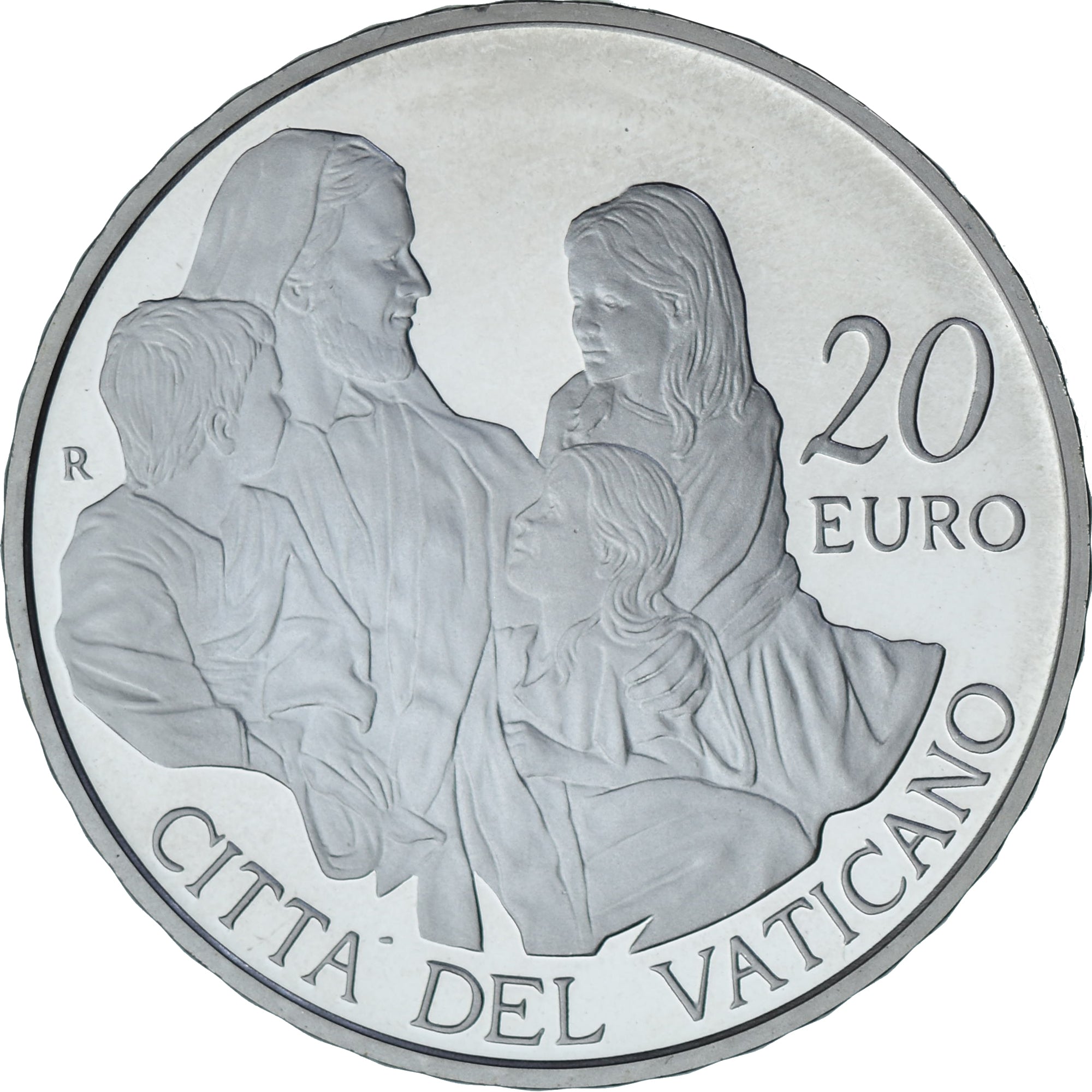 Vatican, Pape François, 20 Euro, 2015 - Anno MMXV, Rome, Proof, FDC, Argent