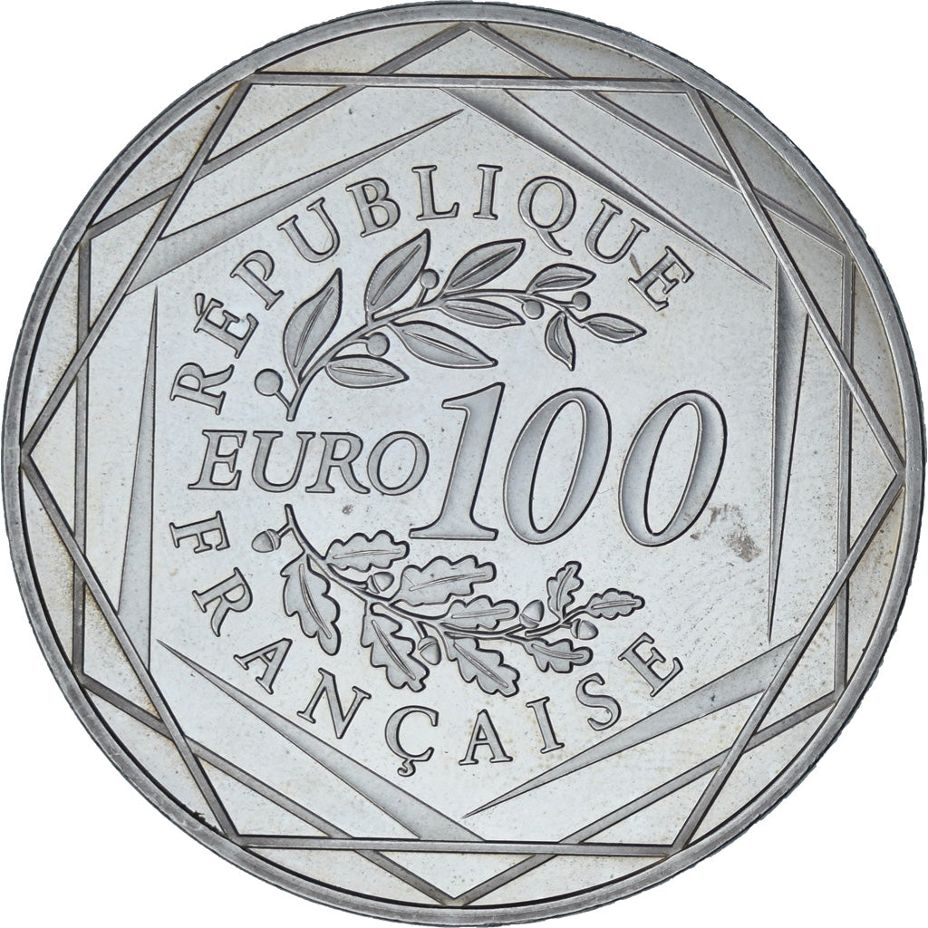 France, Hercule, 100 Euro, 2011, Paris, MS(63), Silver, KM:1724