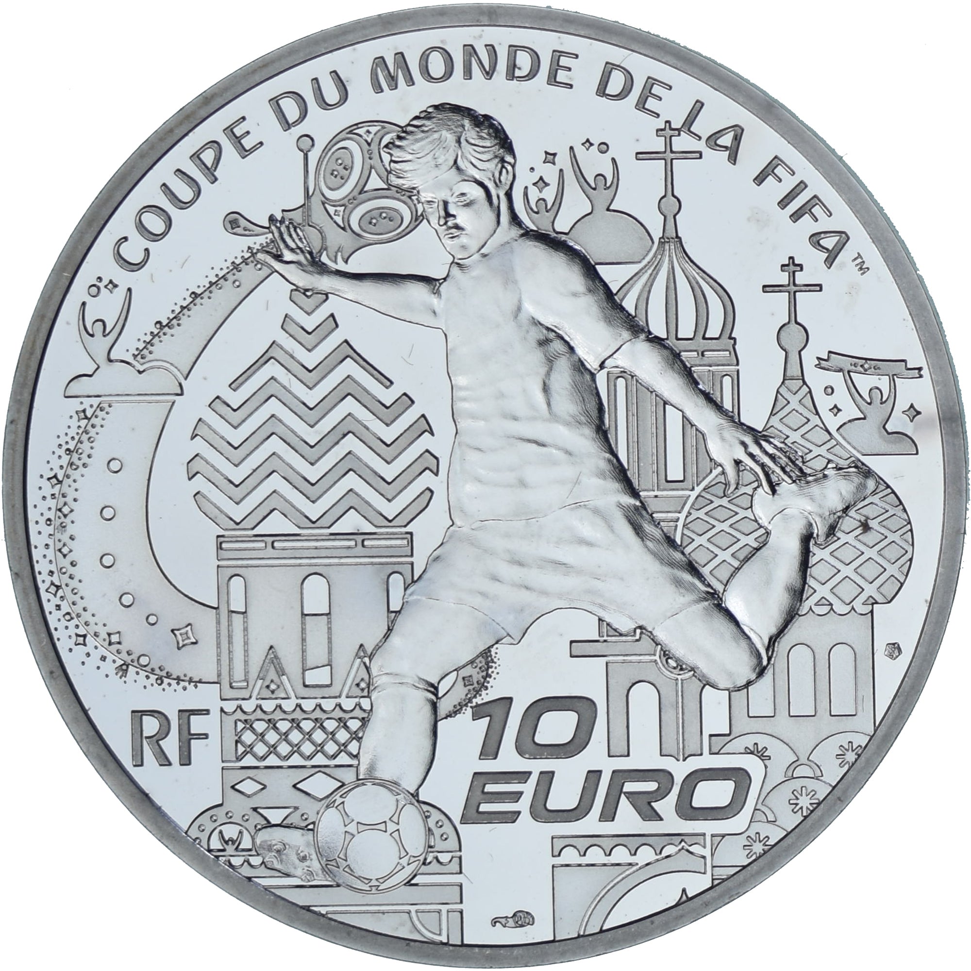 Frankreich, 10 Euro, Coupe du Monde FIFA, Russie, 2018, Monnaie de Paris, STGL