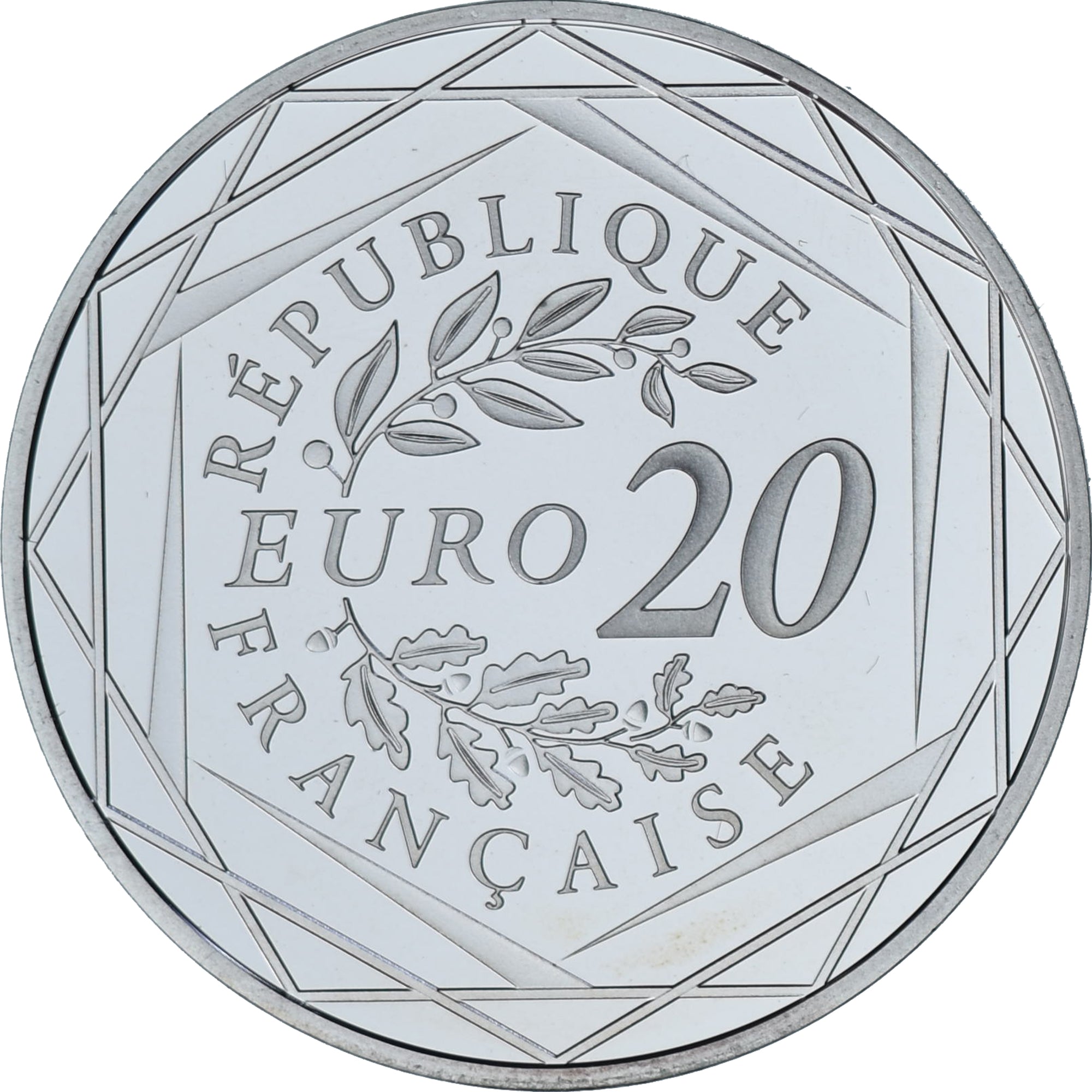 France, 20 Euro, Marianne, Liberté, 2017, Paris, Proof / BE, MS(65-70), Silver