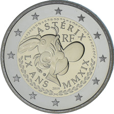 France, 2 Euro, 60 ans d'Astérix, 2019, Monnaie de Paris, Proof / BE